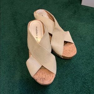 Madden Girl wedges sandals size 6.5